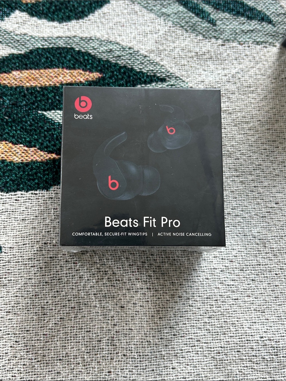 Beats by Dre Beats Fit Pro Earbuds - Black with Red Logo